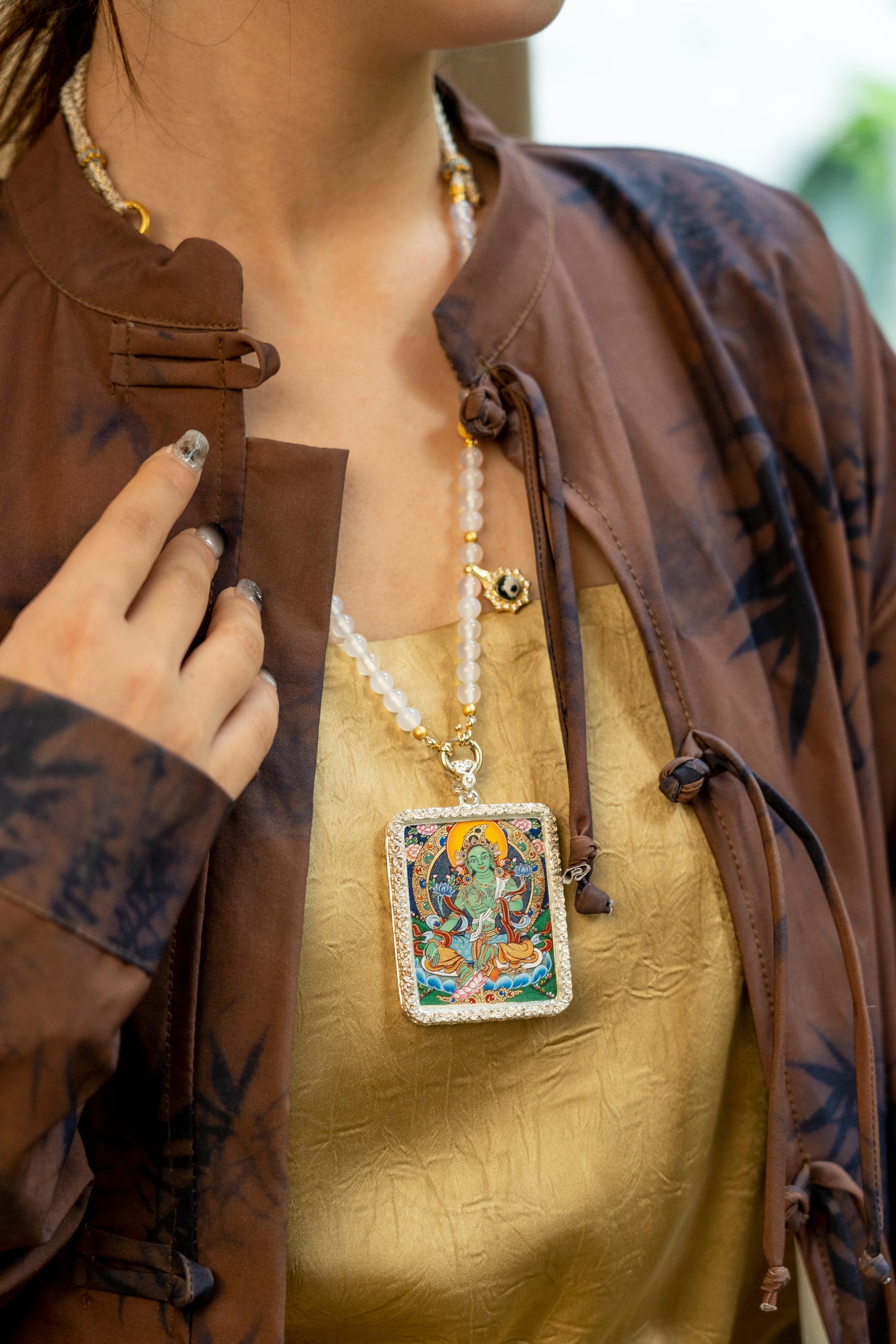 【度母唐卡合集】 大师手绘开光绿度母唐卡 藏传佛教观音化身佛像 镇宅祈福