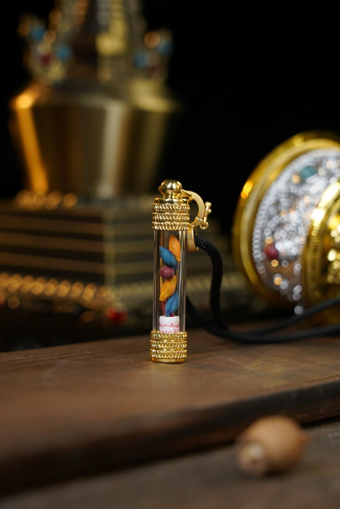 【欢喜管】铜合金棉绳项链 简约日常 珍贵符管项链 男女通用