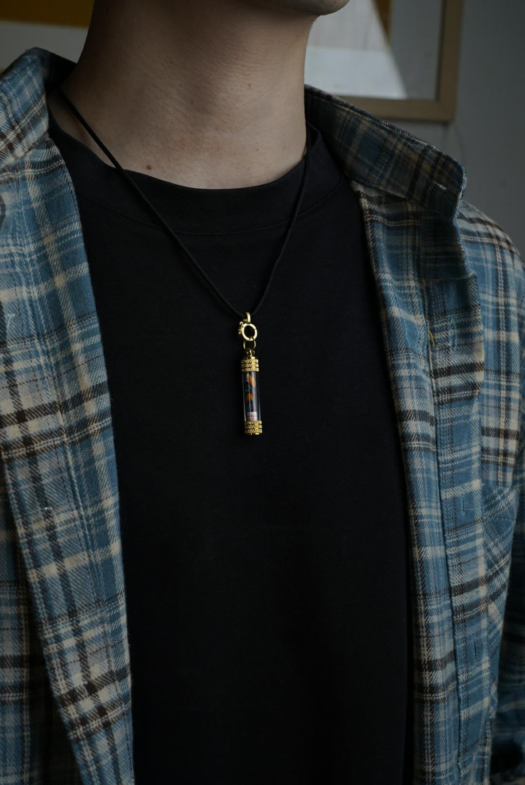 【欢喜管】铜合金棉绳项链 简约日常 珍贵符管项链 男女通用