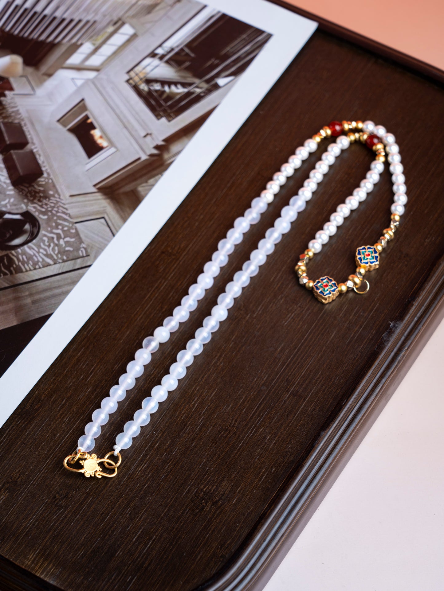 珠串【搭配擦擦唐卡专用】原创手工编织珠链合集 精致大气显贵 非遗工艺