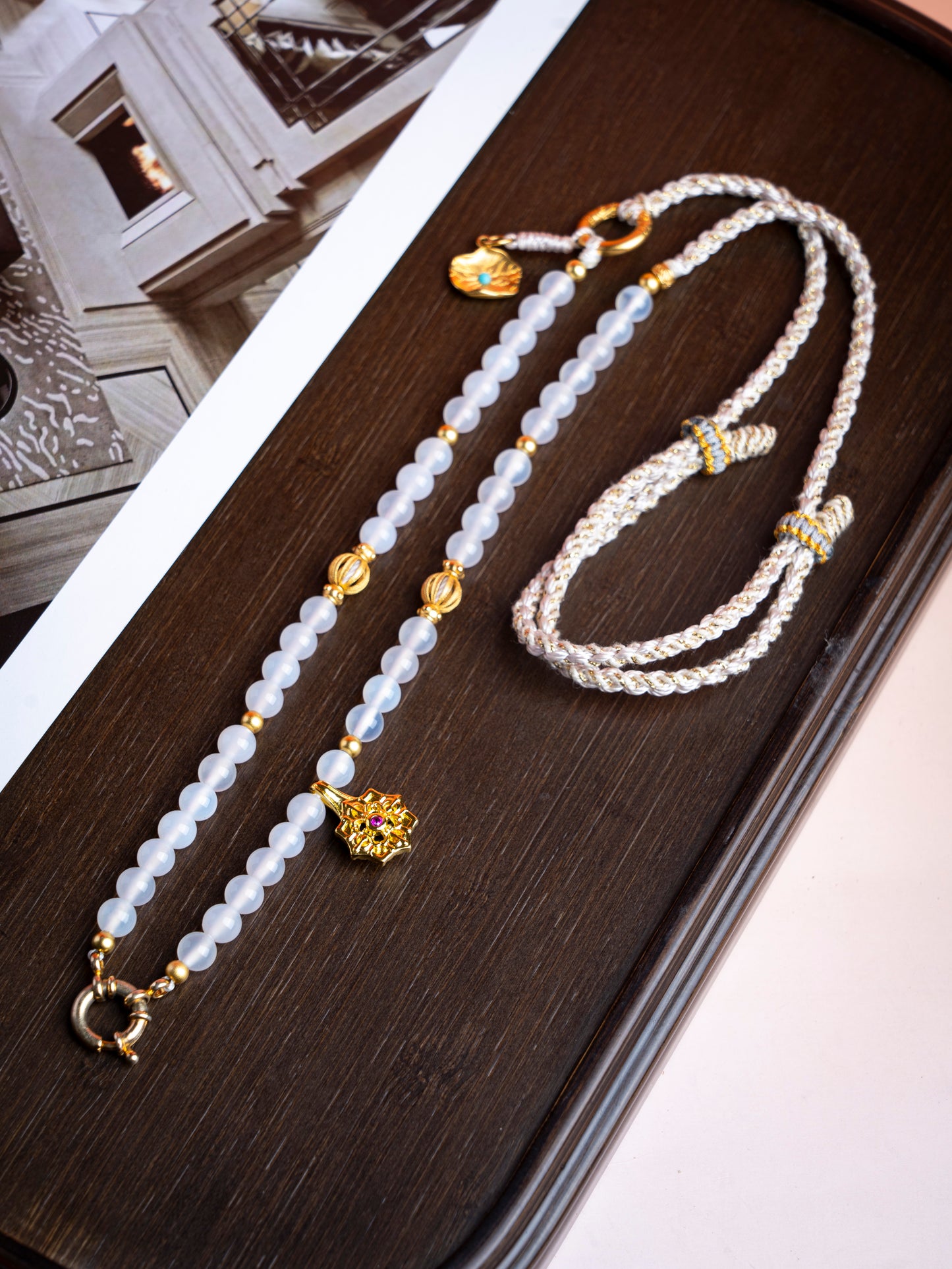 珠串【搭配擦擦唐卡专用】原创手工编织珠链合集 精致大气显贵 非遗工艺