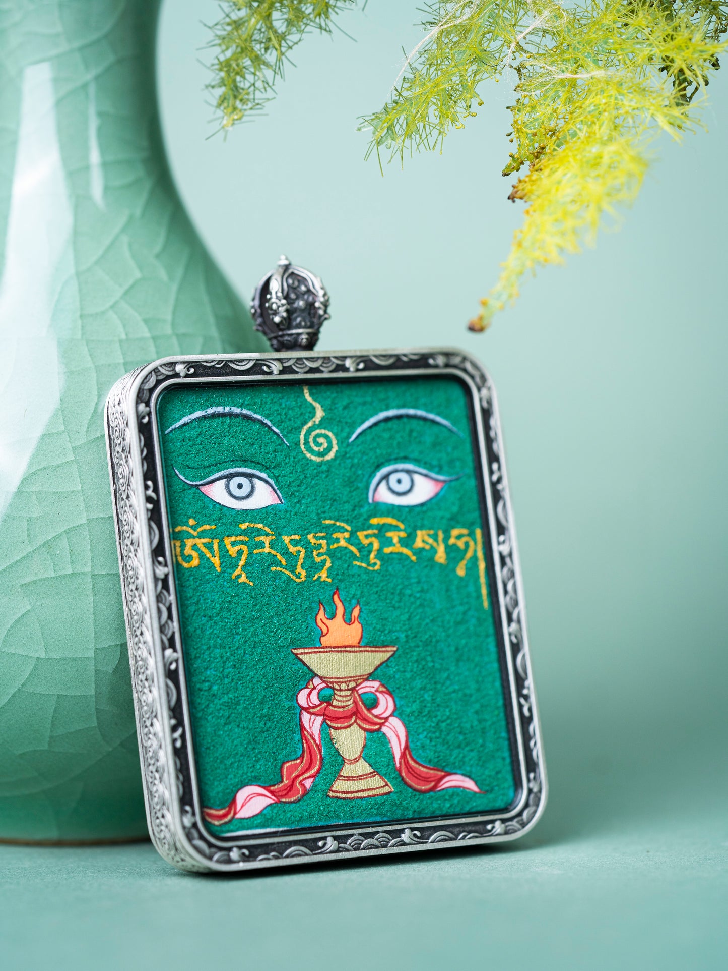 【度母唐卡合集】 大师手绘开光绿度母唐卡 藏传佛教观音化身佛像 镇宅祈福