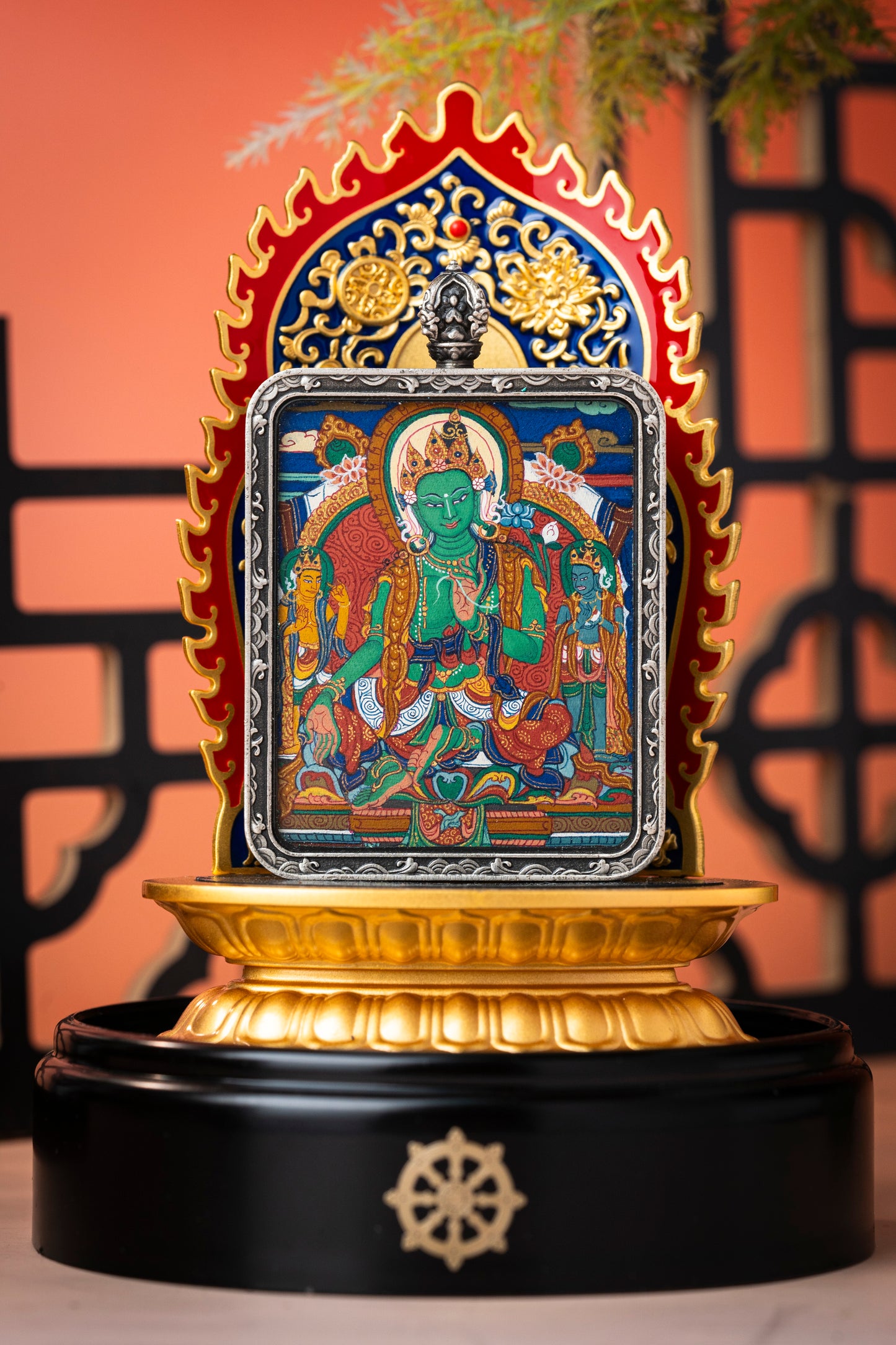 【度母唐卡合集】 大师手绘开光绿度母唐卡 藏传佛教观音化身佛像 镇宅祈福