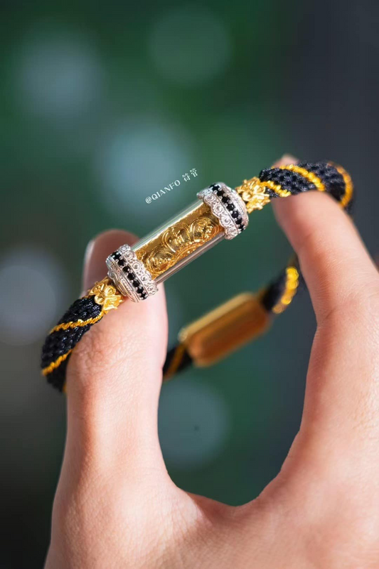 【绿度符管 】绿度母符管 手工制作手绳 开光加持