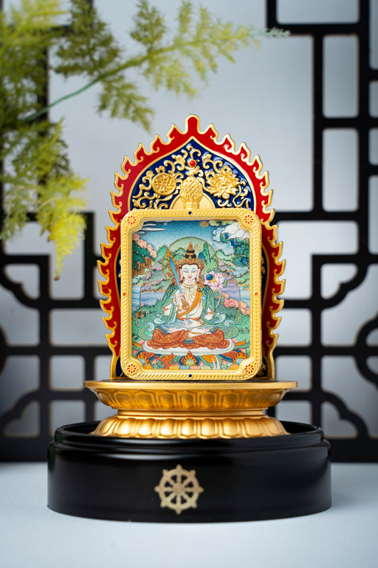【虚空藏唐卡合集】八大菩萨之尊 大师手绘开光 虚空藏菩萨唐卡守护吊坠